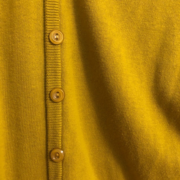 Jessica London mustard colour cardigan. Plus size - Picture 3 of 7